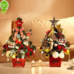 New Christmas tree ornate ornaments small desktop Christmas tree 45cm lantern light tree small Christmas tree diy Christmas gift