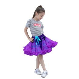 Capris 2022 Autumn Spring Tulle Skirt Women Elastic High Waist Mesh Skirts Short Pleated Tutu Skirt Female lolita skirt