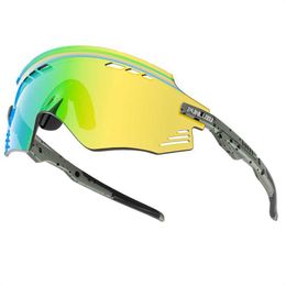 Outdoor Eyewear PUNLUXU Outdoor Sports Glasses UV400 Sunglasses Cycling Bicycle Eyewear MTB Goggles Mountain Bike Cycle Glasses for Man Women P230518