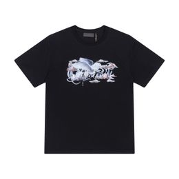 23SS Mens Designer T Shirt Men Womens Destroyed Hole Hip Hop Streetwear Clothing Man Casual Tops High Street Oversize Cotton T-shirts Euro Size S-XL