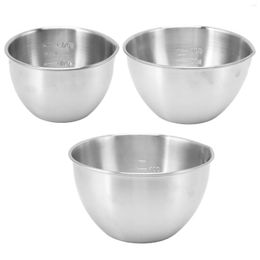 Bowls Stainless Steel Mixing Bowl Serving Refrigerator Dishwasher Safe Easy Cleaning Thick Rust Proof For Restaurant Salad