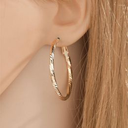 Hoop Earrings Cool Wind Ear Accessories Flash Drill Ring