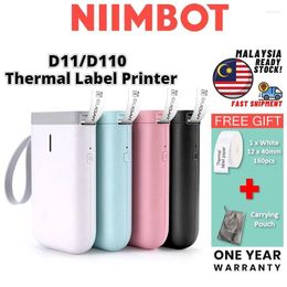 Niimbot D11 Wireless Label Printer Portable Pocket Bluetooth Thermal Maker Fast Printing Home Use Office