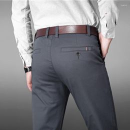 Men's Suits Brand 2023 Four Season Classic High Quality Men's Casual Pants Trousers Men Business Straight Size 38 40 42 44