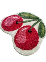 Carpets Bathroom Absorbent Foot Pad Cute Fruit For Household Use Anti Skids Bedroom Flocking Floor It Throw Blanket 7x5 Rug
