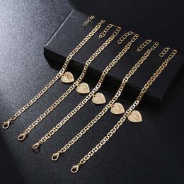 26 Stylist English Initial Heart Anklet Chain Crystal Chains Charm Foot Bracelets Letters Women Fashion Will and Sandy Gift s