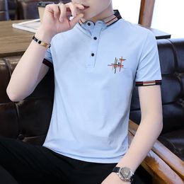 Men's Polos Fashion Men's Polo Shirt Short Sleeve Cotton Male Shirt Sports polo Jerseys Golftennis Plus Size M-5XL Camisa Polos Homme 230518