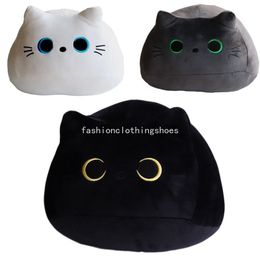 8cm White Black Cat Plush Toy Stuffed Animal Sweet Soft Cartoon Doll Pillow Birthyday Gift Cushion Cute Kawaii Plushie