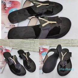 2023-Designer Shoes Women Sandals Fashion Slippers flip-flops slippers Flat Casual beach shoes Luxury Women shoes