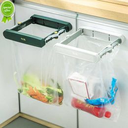 New Multifunctional kitchen hanging folding garbage bag bracket kitchen trash can hanger foldable washbasin hanger