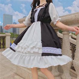 Party Dresses Japanese Soft Sister Lolita Loli Cute Student Fairy Dress Kawaii Gothic