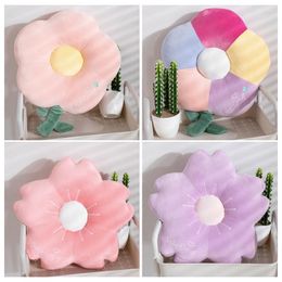 Pillow Washable Flower Shaped Backrest Soft Stuffed Toys Leg Warm For Bed Room All Season Home Decor