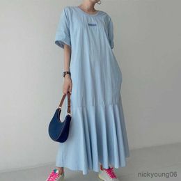 2023 New Arrival Summer Maternity Dress Women Casual Sports Style Large Size Dresses Pregnant Women Clothing R230519