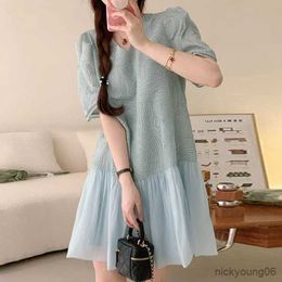 New Arrival Summer Maternity Dress Women Casual Loose Version Large Size Dresses Pregnant Women Clothing R230519