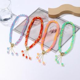 Pendant Necklaces 2023 European And American Trendy Accessories Beaded Necklace For Mother Girl Vintage Bohemian Jewelry