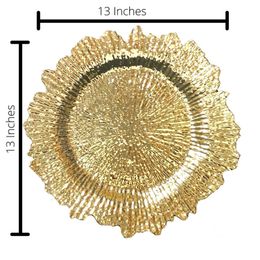 wedding party plate electroplating light luxury PP plate antique large living room fruit plate edge hot gold foil imake912