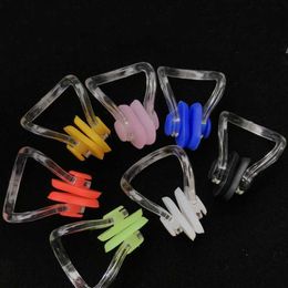 Nose clip 8 pieces/batch of high-quality reusable soft silent swimming nose clips for comfortable diving and surfing children's swimming nose clips P230519