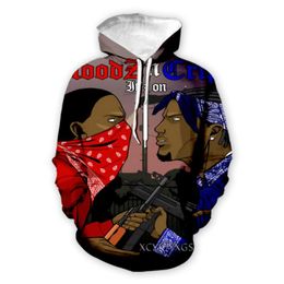 Men's Hoodies & Sweatshirts Xinchenyuan Men/Women Blood Gang Art 3D Print Men Women Fashion Clothing Street Hip Hop Casual Sweatshirt Z37Men
