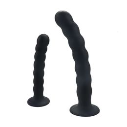 Adult Toys Sex Products with Strong Vaginal Stimulator Sucker Silicone Bead Dildo Anal Plug Prostate Massager for Man and Woman 230519