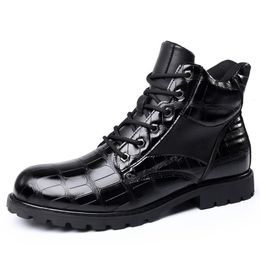 GAI GAI GAI Dress Shoes Men Causal Boots Men's Premium Highend Leather Hand Painted Colours Quality Male 23519