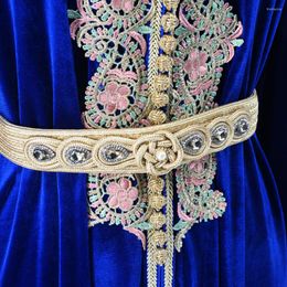 Ethnic Clothing Belt For Kaftan Caftan Ramadan Long Dress Abaya Dubai Arabic Wedding Decoration Fashion Women