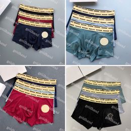 Fashion Printed Mens Underpants Designer Cotton Breathable Boxers Brand Stripe Underwewar Sexy Male Briefs 3pce/Box