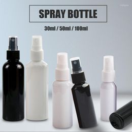 Storage Bottles 1 Pcs Portable Refillable Empty Plastic Mist Spray Cosmetic Sprayer Containers White Black 30/50/100 ML