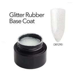 Nail Gel MONASI Shimmer Camouflage Rubber Base Coat For Nails White Pink Sequins Glitter Colours