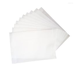 Gift Wrap 100pcs/lot Blank Translucent Vellum Envelopes DIY Multifunction Card Envelope With Seal Sticker For Wedding Birthday