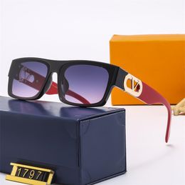 Womens Luxury Designer Sunglasses Fashion Letter Sun Glasses Mens Cool Eyewear High Eyeglasses Full Frame Sunglass With Box