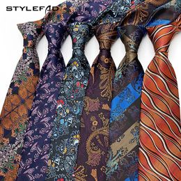 Neck Ties Tie Men s Bridegroom Business Formal Wear Korean Style 8cm Pattern Shirt British Retro Banquet Suit Fashion men accessories 230519