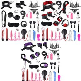 Adult Toys 20RD Adult Flirt Game Toy Sm Bondage Set Kinky Restraint Cosplay Supply Masturbator L230519