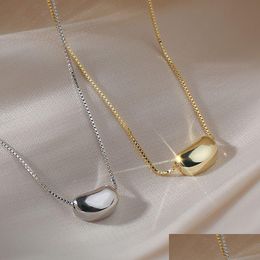 Pendant Necklaces Acacia Pea Bean Necklace For Women Fashion Party 925 Sterling Sier Plating Drop Delivery Jewellery Pe Dhgarden Dhv4X