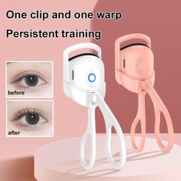 Eyelash Curler Portable Electric Eyelash Curler Heated Combs Eye Lash Perm Longlasting Eyelashes Curl Thermal Eyelash Curler Makeup Accessories 230519