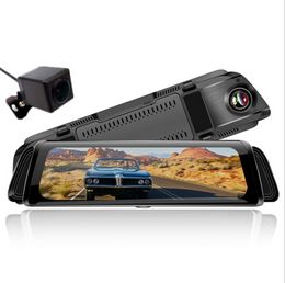 Car DVR Mirror Camera 10 inch touch Screen Video Recorder Rearview mirror Dash Cam Front and Rear Camera Mirror DVR Black Box 904