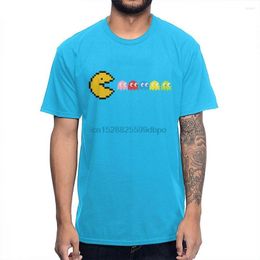 Men's T Shirts Soft Slim Custom For Men Pac-man Tee Shirt Cotton Anime S-6XL Big Size