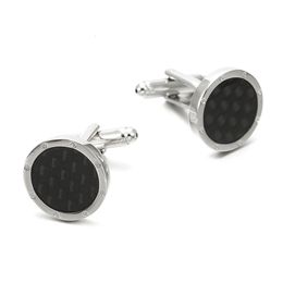 Cuff Links HAWSON Classic Enamel Cufflinks For Men's Gold Fashion Jewelry box Gift Boy with box cufflinks for mens luxury 230419