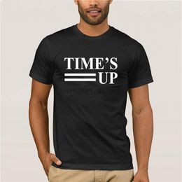 Men's T Shirts Unisex TIMES UP Letter T-shirt Gift Print Mens Tops Shirt Ladies Equal Summer Rights Feminist