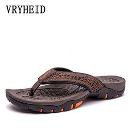 Summer Beach Sport Non-slip VRYHEID Men's Slippers Shoes Flip Flops Comfort Casual Thong Sandals Outdoor Big Size 40-50 230518 755