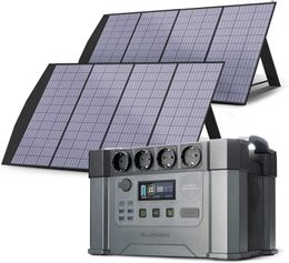 ALLPOWERS Solar Generator 1500W / 2000W / 2400W Portable Power Station (400W Solar Panel Include) for Power outage Emergency RV