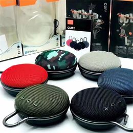 Clip3 Protable Wireless Bluetooth Speaker Subwoofer Outdoor Speakers Waterproof Bass Sound Mini Loudspeaker Multiple Colour Clip 3 TF Card USB Disc