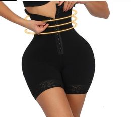 Women's Shapers Women High Waist Body Shaper Butt Lifter Shapewears Slim Waist Trainer Firm Control Shapewear Boyshorts Plus Size 230519