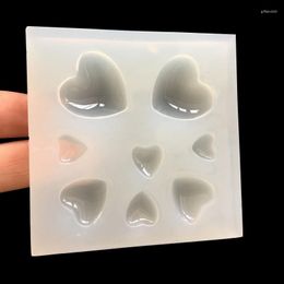 Baking Moulds Mirror Crystal Glue Mold Love Diamond Silicone Mould Ornaments Handicraft DIY Material Resin 16405
