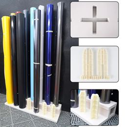 8 Rolls New Heavy Duty Digital Media Mobile Floor Vinyl Rack for Vinyl Roll Storage MO-225