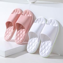 Slippers Summer House Shoes Men Women Family Home Non-slip Bathroom Sandals Outside Beach Sea Re