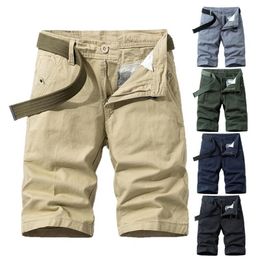 Men's Shorts 30-38 Not Easy To Pilling Deformed With Belt Men All-season Belted Ripstop Basic For Youth