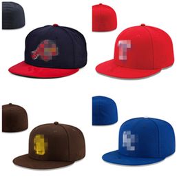 Fitted hats Snapbacks hat Adjustable baskball Caps All Team Hip Hop Adult Flat Peak For Men Women Full Closed size 7-8