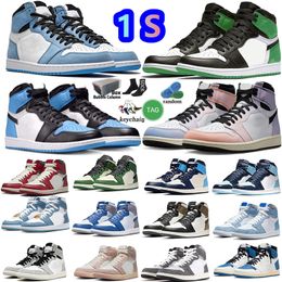 High 1 1s Men Basketball Shoes for Women Skyline Mocha Lucky Green University Black Toe Washed Black White Gore-Tex Sail Light Bone Mens Womens Trainers Sport Sneakers