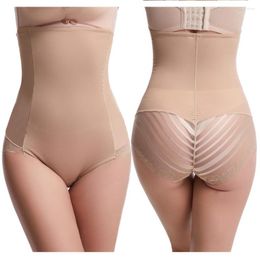 Women's Shapers Women's Sexy Floral Lace Buttock Transparent Booty Lifting Briefs Shpewear Invisible High-Rise Abdomen Control Shaping