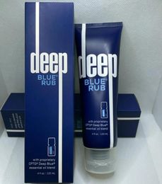 New deep BLUE RUB topical cream with essential oils 120ml body skin care Moisturizing